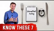 The 7 Important Intermittent Fasting Rules
