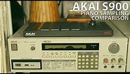 Akai S900 - Piano Sampling Comparison - All Bandwidth | #s900 |