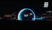 Las Vegas lights up with MSG Sphere billed as world’s largest video screen