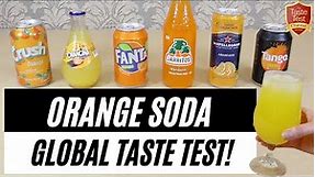 ORANGE SODA TASTE TEST & FUN FACTS! | Is this the BEST Fizzy Orange Drink in the World?
