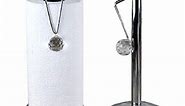 Glass Crystal Handmade Paper Towel Holder, Gold & Silver Paper Towel Holder Standing (Gold)