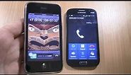 Incoming + Outgoing call at the Same Time Samsung Galaxy Grand Neo & iPHONE 3Gs