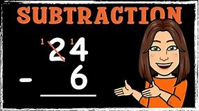 2-digit subtract 1-digit | Column Subtraction | Maths with Mrs. B