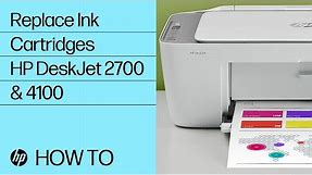 Replace Ink Cartridges | HP DeskJet 2700, Plus 4100, Ultra 4800 Printer Series | HP Support