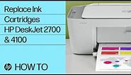Replace Ink Cartridges | HP DeskJet 2700, Plus 4100, Ultra 4800 Printer Series | HP Support