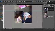 Multiple photos on a 4x6 canvas in Photoshop Elements