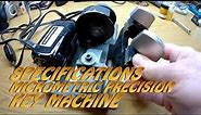 Review of the Micrometric Precision Key Cutting and Duplicating Machine SPECIFICATIONS