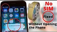 iPhone No Sim Card Fix 2022 - without opening the Phone