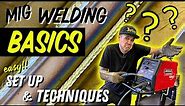MIG Welding Basics For BEGINNERS!! How To Set Up Your Welder + Tips, Tricks & Techniques!!