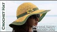 How to crochet summer sun protective hat