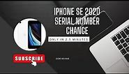 How to change serial number of iphone SE 2020 || GSM Rehan