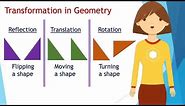 Reflection, Translation & Rotation - Transformations | Geometry