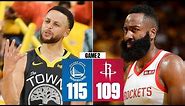 Curry & Harden play through injuries | Warriors vs. Rockets Game 2 | 2019 NBA Playoff Highlights