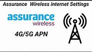 Assurance Wireless 5G internet Settings | Assurance Wireless data fix Tmobile Sprint