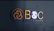 Logo design photoshop tutorial - business consulting logo