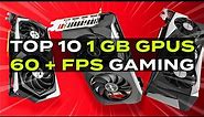 Top 10 Best 1 GB Graphics Cards For 1080p 60 FPS Gaming // Best 1 GB GPUs // Best Graphics Cards