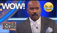 20 Funny, Shocking & Amazing MOMENTS On Family Feud With Steve Harvey