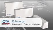 IOTA IIS Inverter Advantages for Emergency Lighting