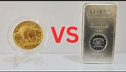 Silver Bars VS Gold Coins, What Are YOU Stacking?