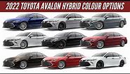 2022 Toyota Avalon Hybrid - All Color Options - Images | AUTOBICS