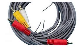 Cable 3 X 3 Rca Oro Audio Video Digital Led Tv Dvd 5 Mts - $ 7.899