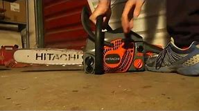 How to start an Hitachi Chainsaw