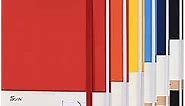 SUIN Hardcover-Journal-Notebooks, 6 Packs A5 Lined Journals Notebook for Writing 200 Pages, 8.2 x 5.5 inch, 6 Colors Classic Ruled Notebooks for Work/Travel/College