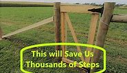 How to BUILD a GATE and Install It Into A Stretched Wire Fence
