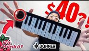 This is the CHEAPEST MIDI keyboard DONNER N-25 || Review and Demo