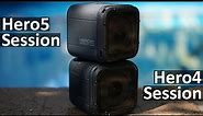 GoPro Hero5 Session vs GoPro Hero4 Session | Side By Side Comparison | DansTube.TV