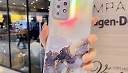 watercolor marble phone case for women girls