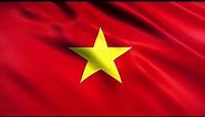 Vietnam Flag Waving | Vietnamese Flag Screen | Vietnam Flag Screen