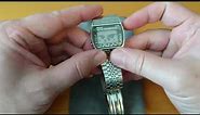 Seiko A239-5000 World Time - How to set the time! - Vintage digital LCD watch