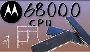 Motorola 68000 CPU single-stepping on a breadboard experiment