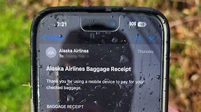 This iPhone fell out of Alaska Airlines Flight 1282