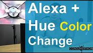How To Change Color With Alexa and Hue