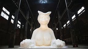 Kara Walker's Giant Sphinx at Domino Sugar Factory