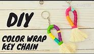 Easy DIY Color Wrap Keychain Tutorial