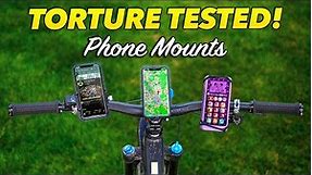 Tested brutally! Bicycle smartphone handlebar mounts