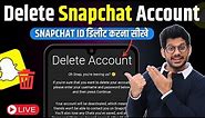 How to Deactivate Snapchat Account | How To Delete Snapchat Account | Delete Snapchat ID