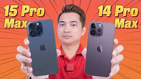 So sánh nhanh iPhone 15 Pro Max và iPhone 14 Pro Max !!!