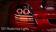 How to customize tail lights - diy - mr2 Spyder turbo