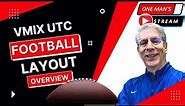 vMix UTC Football SETUP Overview Part 1 of 2 | One Man's Stream Episode 23 | vMix UTC Tutorial