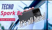 Tecno Spark 8C - First look (2022), Camera, Price, Review, Specifications || Techno spark 8c