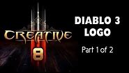Diablo 3 logo - Photoshop tutorial PART 1 of 2 - personalize text