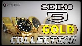 SEIKO 5 Series GOLD Collection - Elegant Dress Watch Under 200$