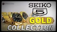 SEIKO 5 Series GOLD Collection - Elegant Dress Watch Under 200$
