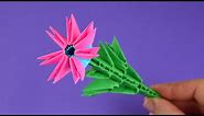 How to make a paper flower ♡ 3D Origami for beginners ♡ DIY