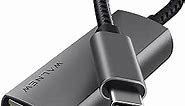 USB-C to Ethernet Adapter, WALNEW USBC to RJ45 Lan Adapter, Gigabit Cat Network Cable Converter to Type C Thunderbolt 3 for Mac,MacBook Pro/Air,iPad 10th,Dell XPS,Chromebook,Surface,Samsung Galaxy Tab