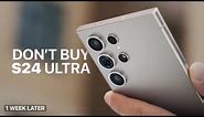 Samsung Galaxy S24 Ultra — 1 Week Later! Ultimate iPhone Killer...